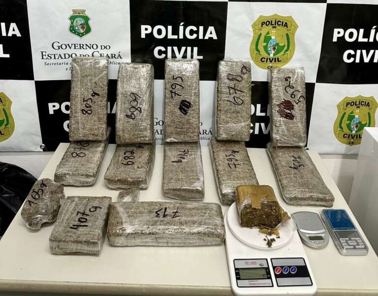 Polícia Civil captura trio e apreende 10kg de entorpecentes em Juazeiro